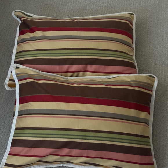 Pottery Barn Duncan Striped Queen or Full Duvet Cover w /Sham Pair - Picture 4 of 4